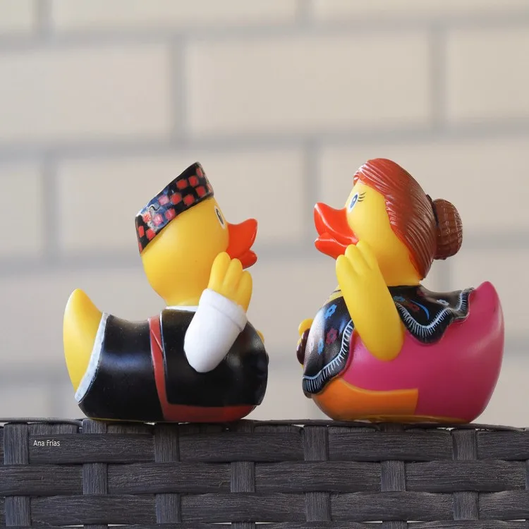 Custom Cute PVC Ethnic Floating Rubber Duck Plastic Mini Action Figure Vinyl Anime Figure Toy Craft Toy