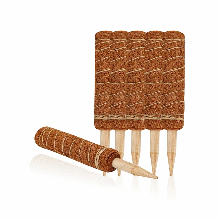 Plant support totem pole coconut sticks coco coir poles