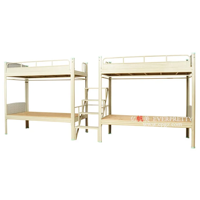 School Dormitory Furniture Double Metal Bunk Bed Bed with Cabinets Dormitory Beds
