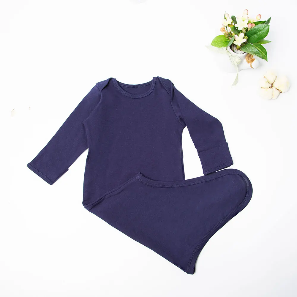 Оптовая продажа детский спальный мешок с узлами из чистого вискоза детская одежда для новорожденных мальчиков и девочек на весну-лето