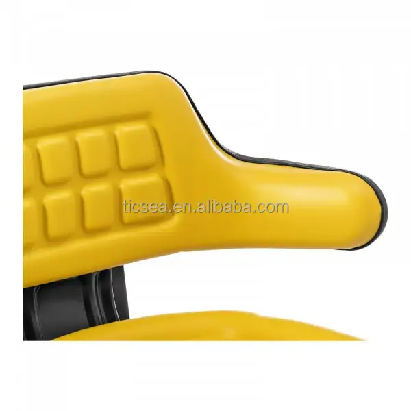 Желтые подвесные сиденья для трактора John Deere New Holland Kubota