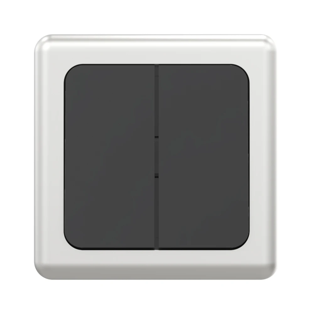 RV Parts & Accessories 16A 250V 2 Gang 1 Way RV Interior Electric Switch for Caravan Motorhome