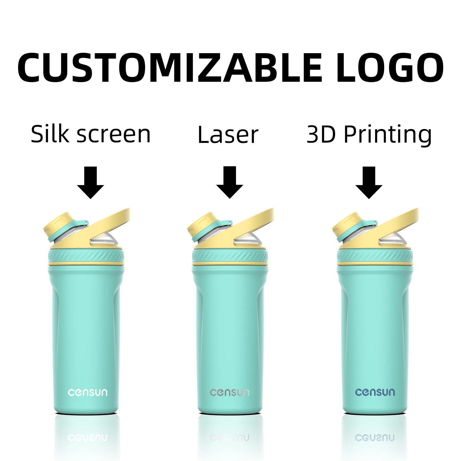 FBA Top Sale 24oz Shaker Gym Bottle Custom Logo stainless steel Portable Fitness Gym Sports Protein Shaker Cup Water Bottle