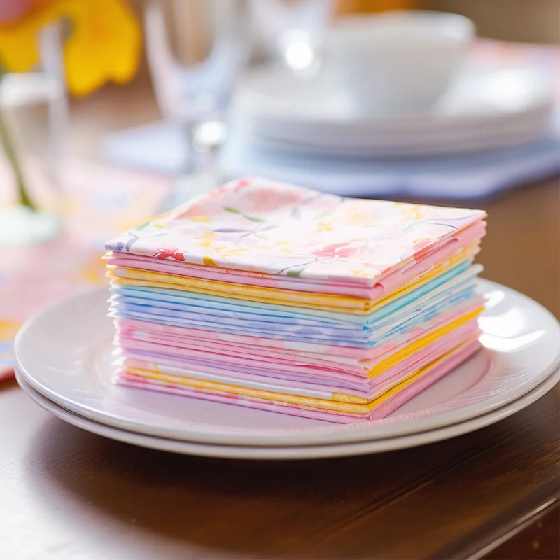 Factory Price Napkin Tissue Paper Paper Napkins Serviettes Recycled Pulp White Paper Napkins