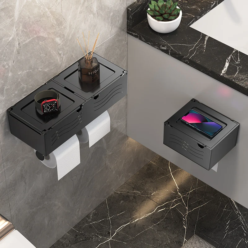 Hotel toilet paper roll wall hanging toilet plastic tissue box special box for bathroom wet tissue