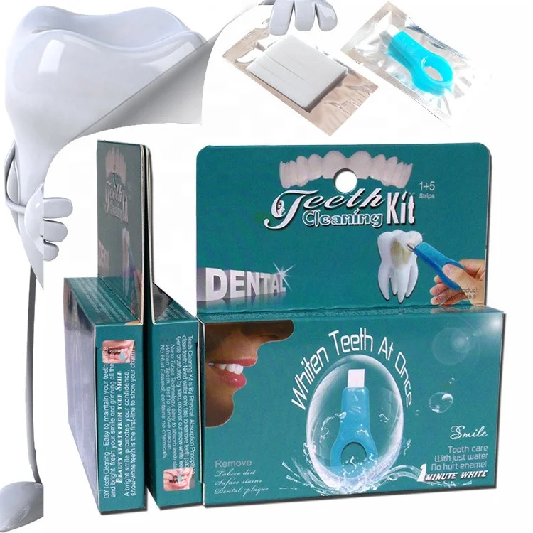 High Quality Teeth Cleaning Kit Burnisher Polisher Whitener Stain Remover Tooth Wipe