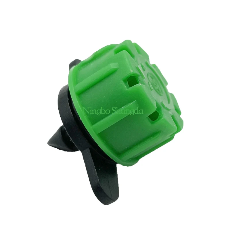 Hot Sale Factory Price Big Flux 0-100L/H Green Type 8 hole adjustable dripper For Drip Irrigation System