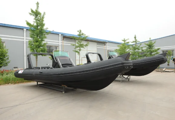 High quality 7.6-meter fiberglass fishing ship for sea use