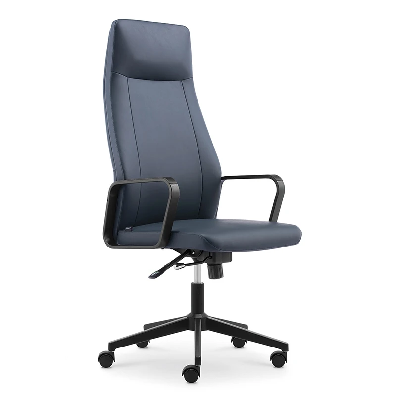 Радужный высококачественный кожаный откидной подлокотник, вращающийся офисный стул Boss