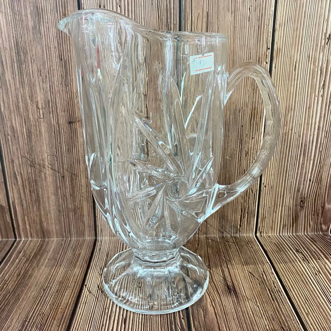 
2021 new the printing glass gift set contains a kettle and six cups for wedding holiday and home use 