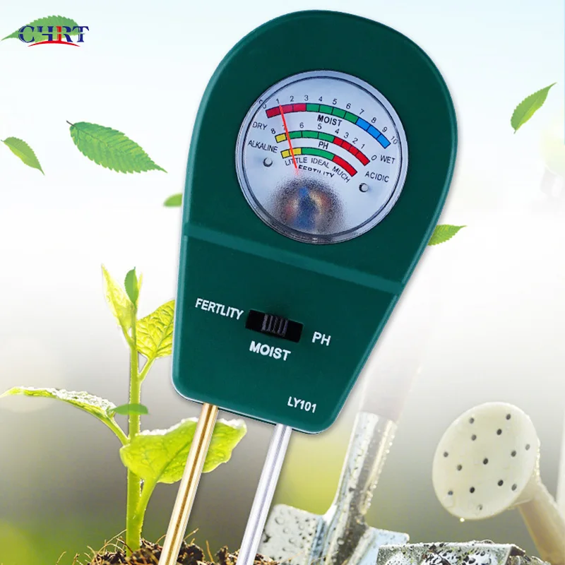  CHRT Amazon pofessional new product 3 in 1 pH soil meter for cosmetics with conductivity