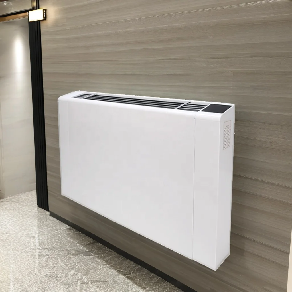 Commercial Cassette Fan Coil Unit Ceiling Mounted Chilled Water 4 Way Cassette Fan Coil Unit for Project With Heat Pump