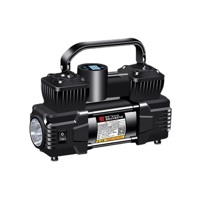 2024 New Car Air Pump Double Cylinder 12v High Power Car Tire Pump Portable Car electric Air Pump Universal