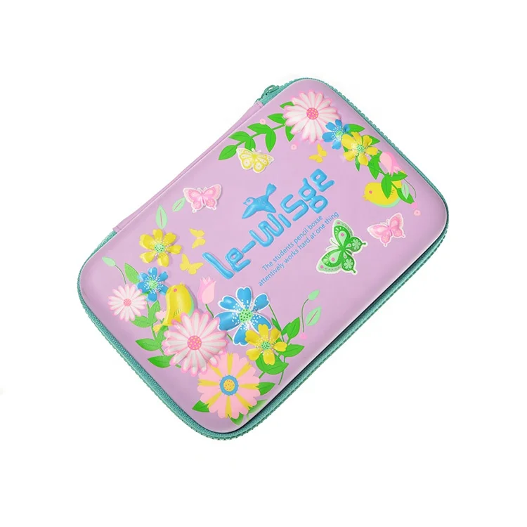 3D Large Capacity Multi Functional High Quality Eva Pencil Case For School Kids Factory Custom Pattern Cartoon Hard Pencils Case