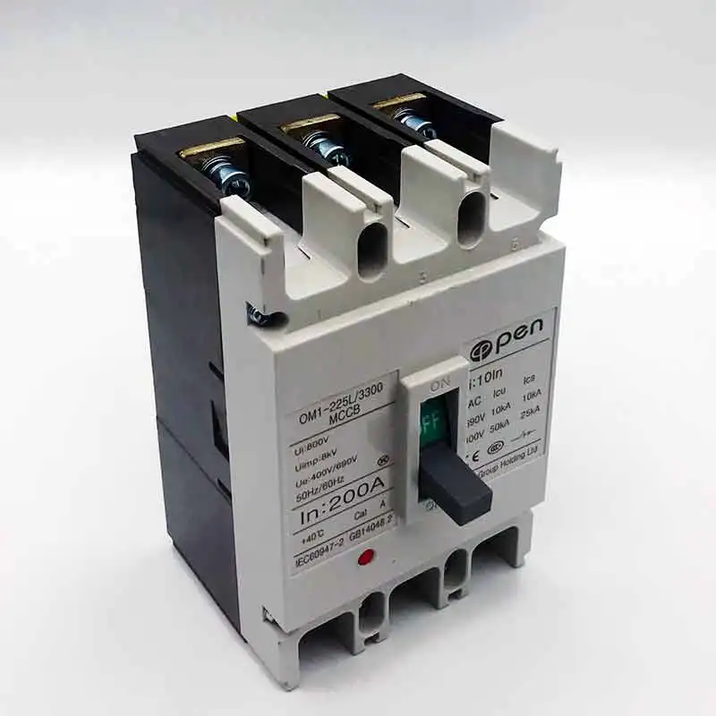  Om1 cm1 3P 200a 250a mccb 25a