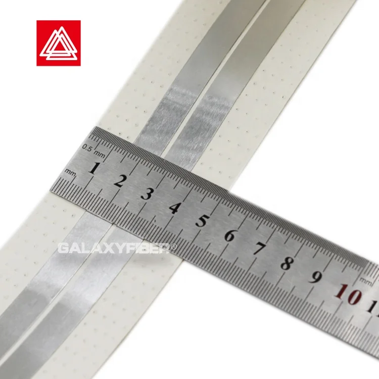 Drywall 50mm x 30m flexible metal corner tape  with Zinc strips
