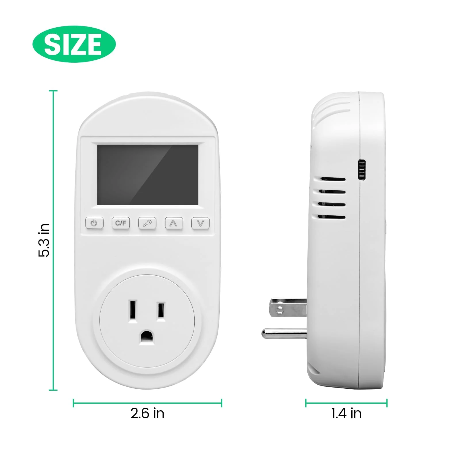 16A High Quality Smart WiFi Thermostat with UK Italy France Socket Plug-in Temperature Controller Digital Thermostat