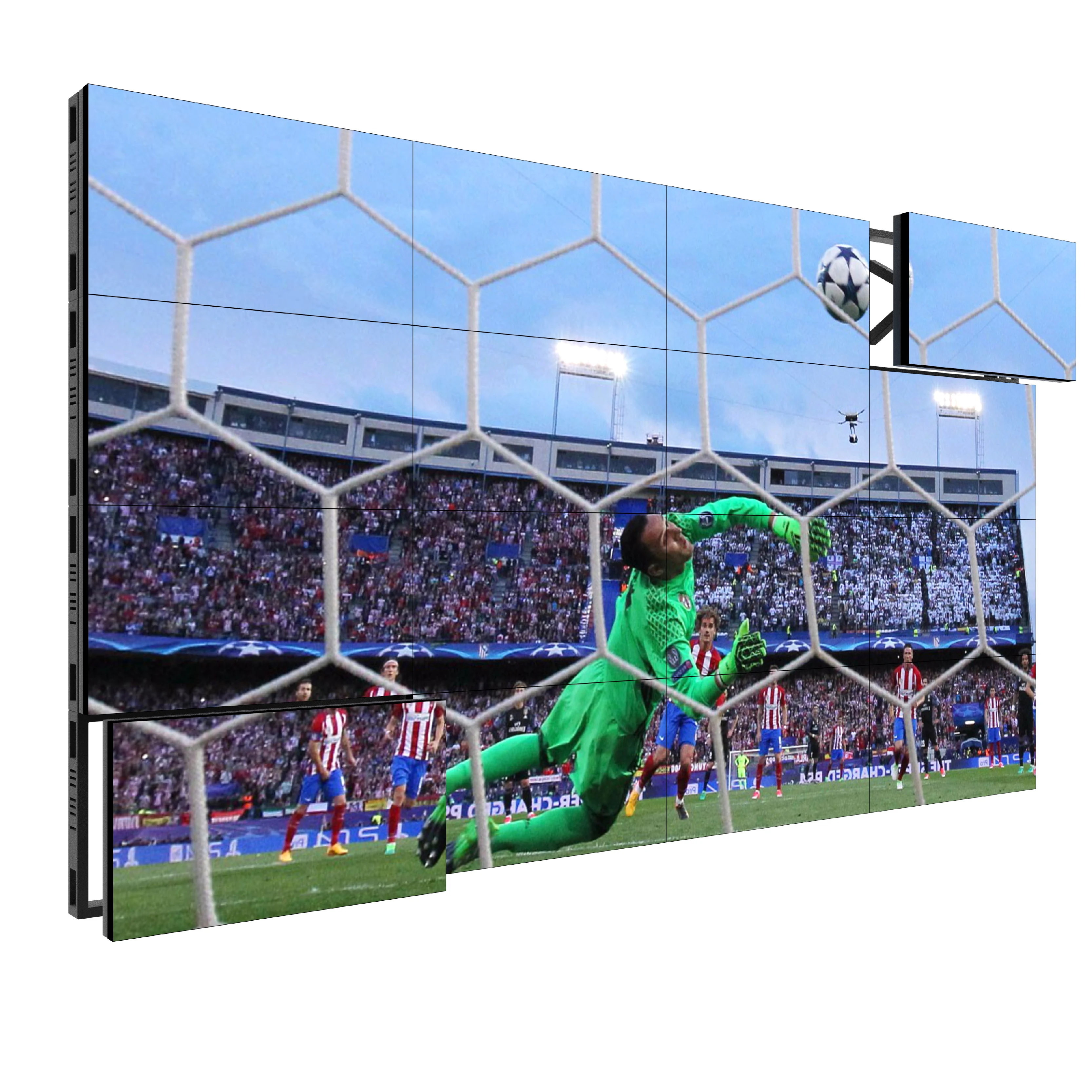 HD Focus Ultra Narrow Bezel 4K 55 Inch 3*3 Wall Mount Smart Advertising Display Video Split Screen LCD Video Wall