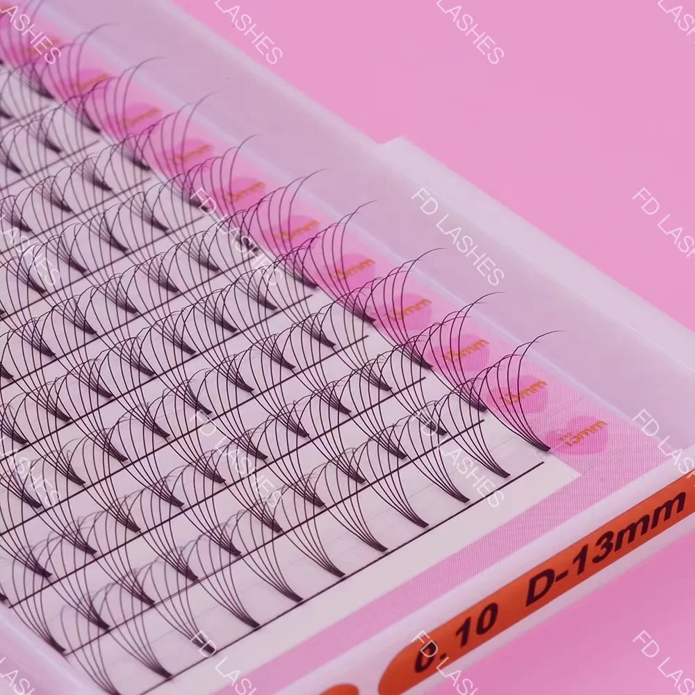 2D 3D 4D 5D 6D Long Stem False Lashes Premade Russian Volume Fans Faux Mink Premade Eyelash Extensions Makeup Cilios