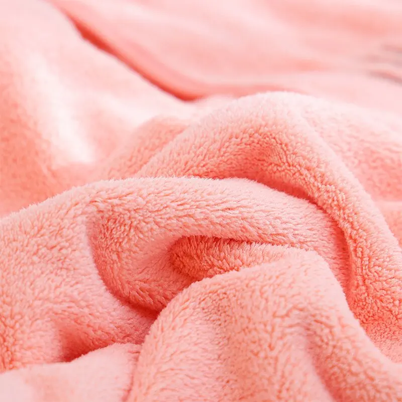 Thickness Baby Hooded Bath Shower Towel Cartoon Coral Fleece Infant Towels Blanket Newborn Baby Bathrobe