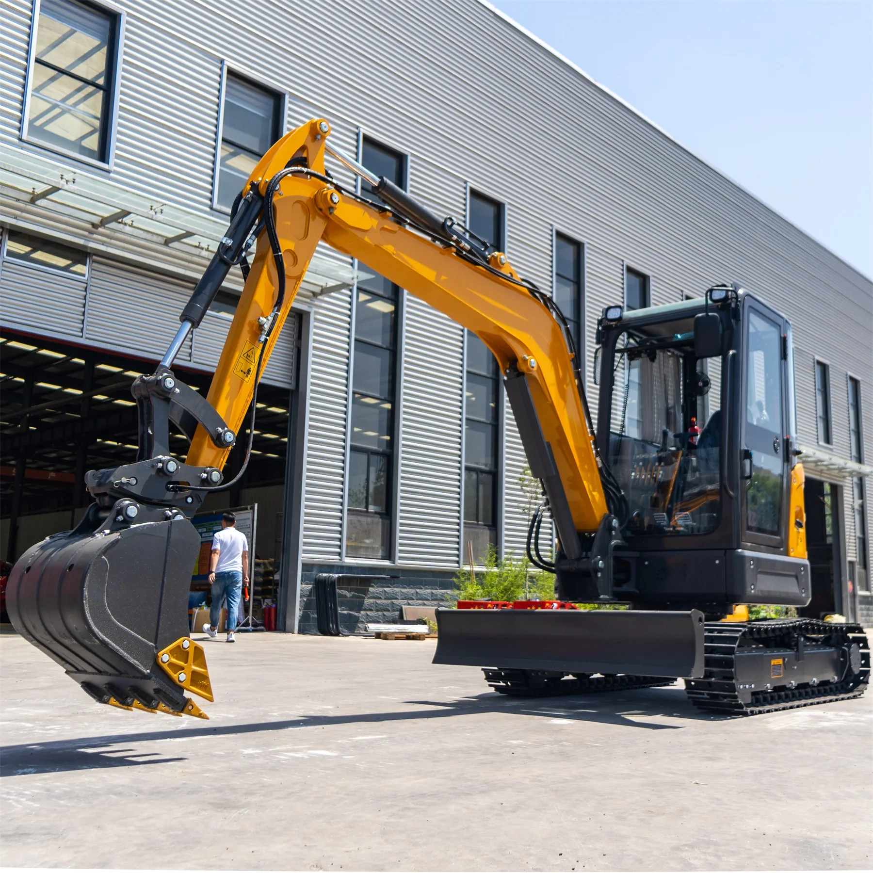 FREE SHIPPING Mini Excavator 3.5 Ton EPA Farm Used New Crawler Digger Compact MiniBagger Kubota Engine Excavator Machine Price