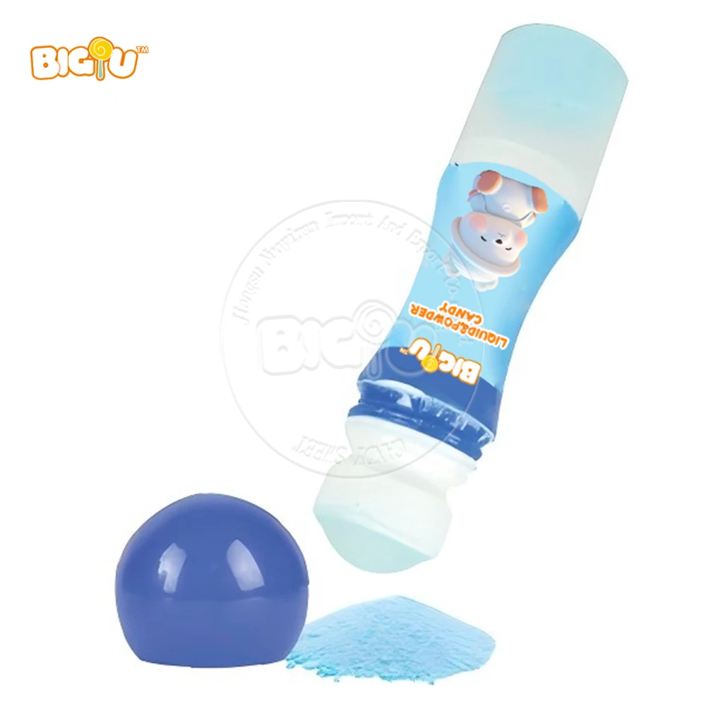 Wholesale custom high quality halal rolling candy fruit jam liquid roller candy with sour powder