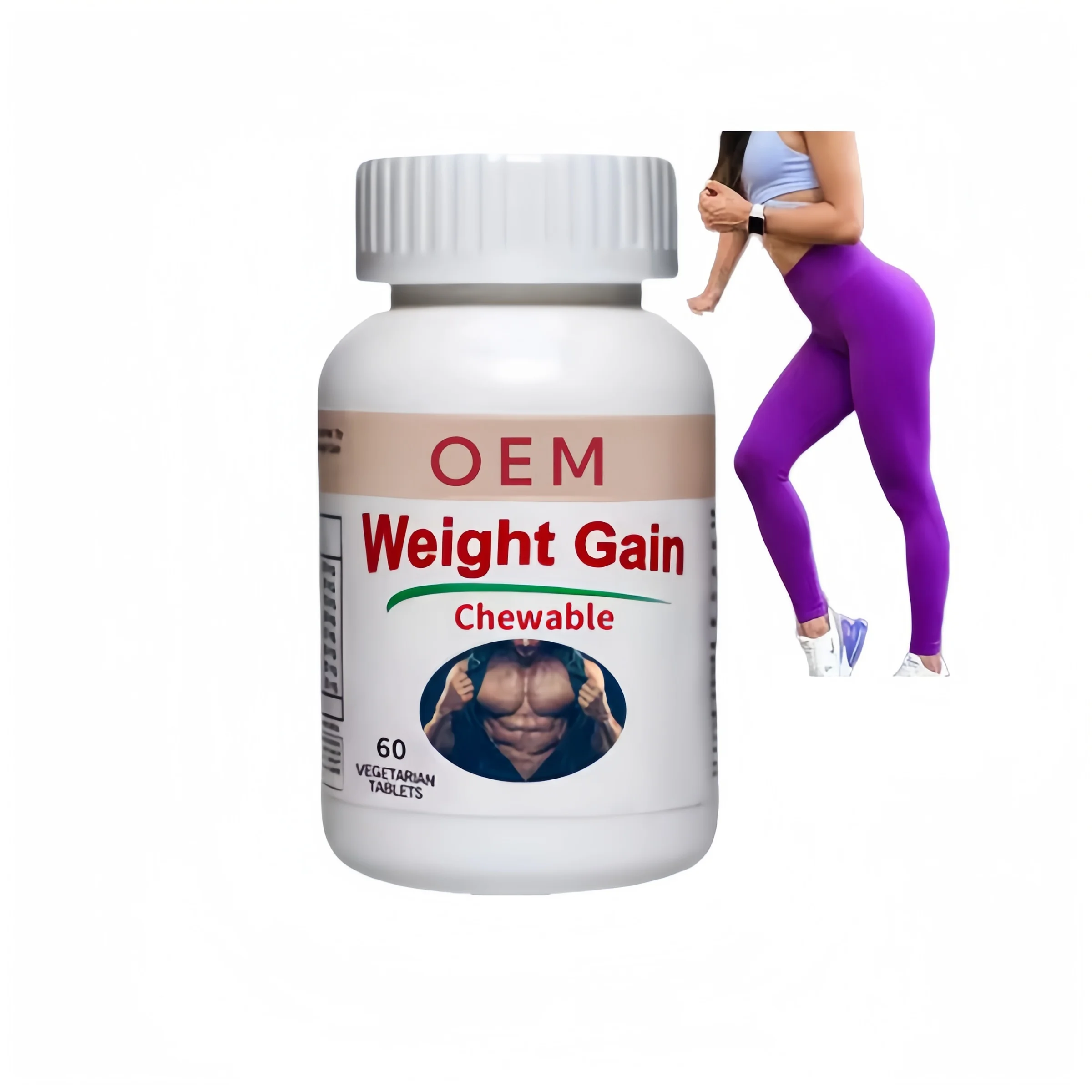 OEM Weight Gain Tablets Improve Bone Density Increase Immunity Fast Weight Gain healthcare supplement
