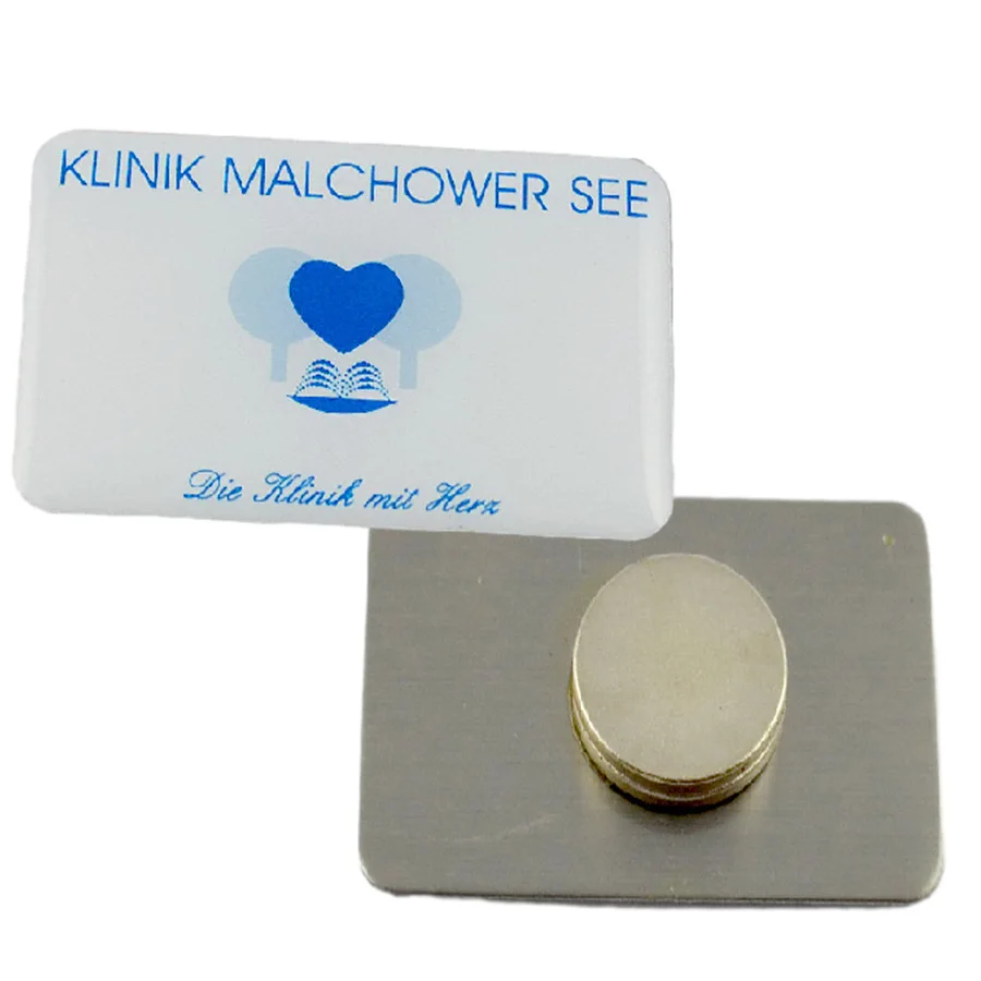 2024 Promotional Gifts Badges With Magnet 2/3D Event Badge Custom Metal Name Badge Pins