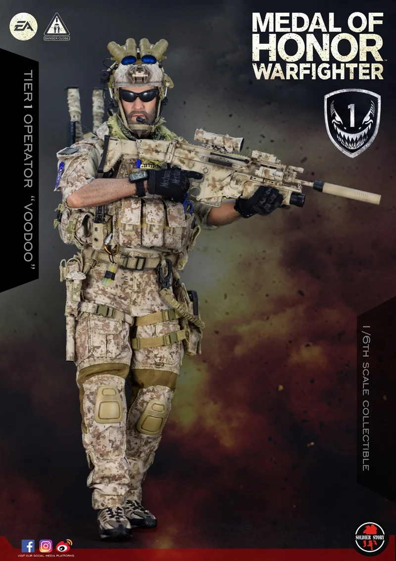 High Quality 1/6 Scale Military Action Figure Realistic ABS&PVC&POM Made in China for Collecting and Export