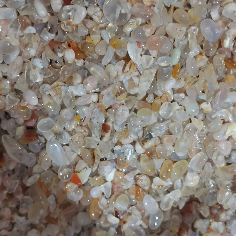 high quality Sakura oriental cherry   agate stone crystal natural stone tumbled quartz for  healing