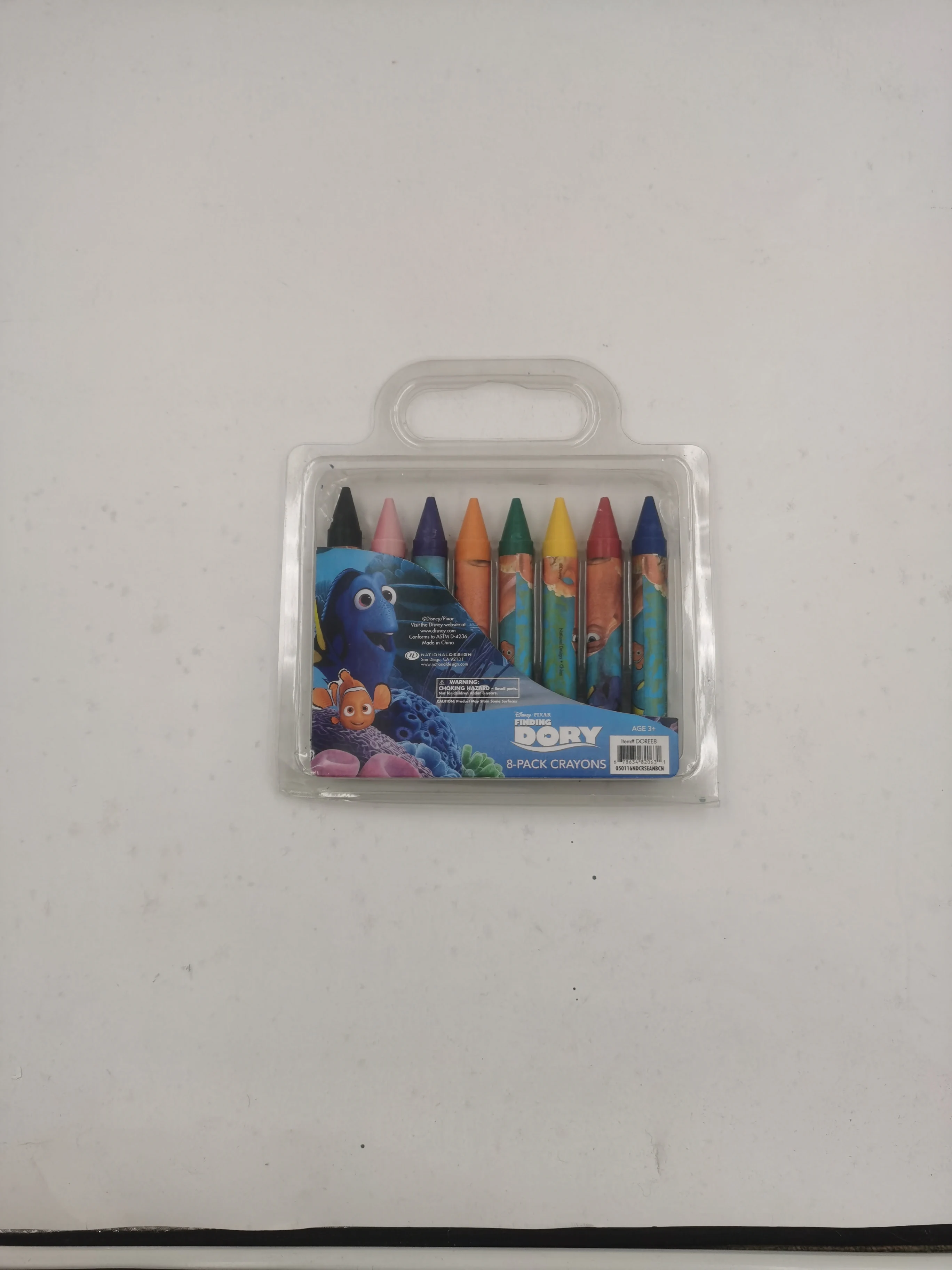 8PCS double blister kids non-toxic  jumbo crayon  set  for drawing