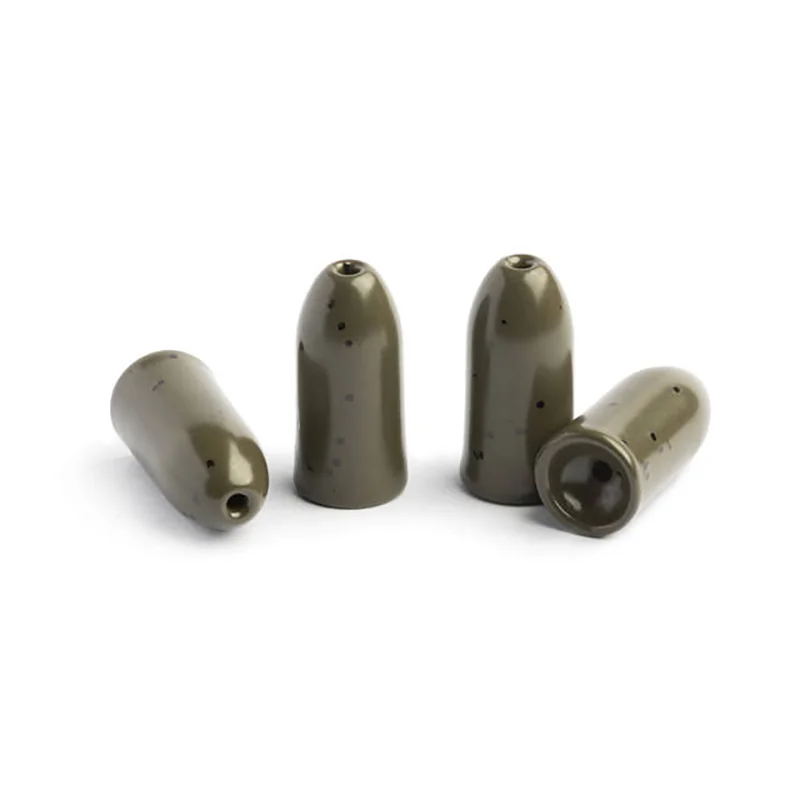 High Quality Fishing Sinkers Tungsten Weights Tungsten Worm Weight Tungsten Bullet Weight Matte Black
