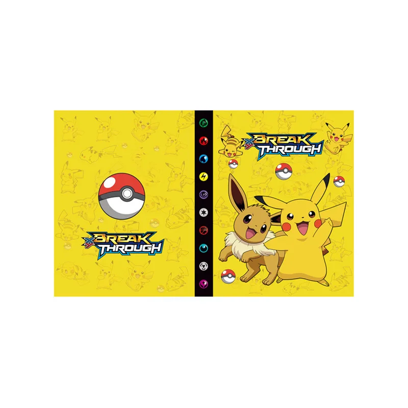 In Stock Premium Custom Album Pokemon Trading Card Folder Binder 4 Pocket Toploader Binder For Collector