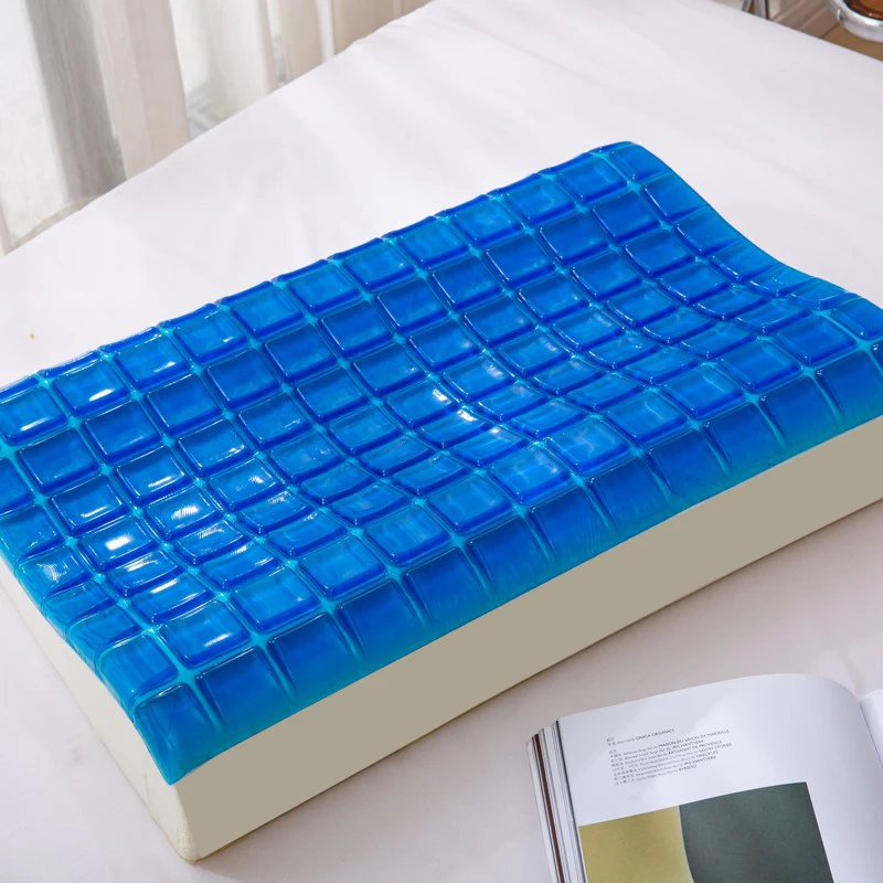 Deep Sleeping Cool Refreshing Slow Rebound Gel Memory Foam Contour Pillow