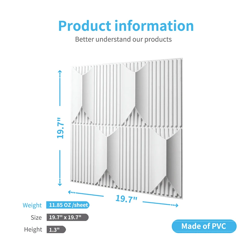 size flexi cladding tile 3d wall panel for wall decoration