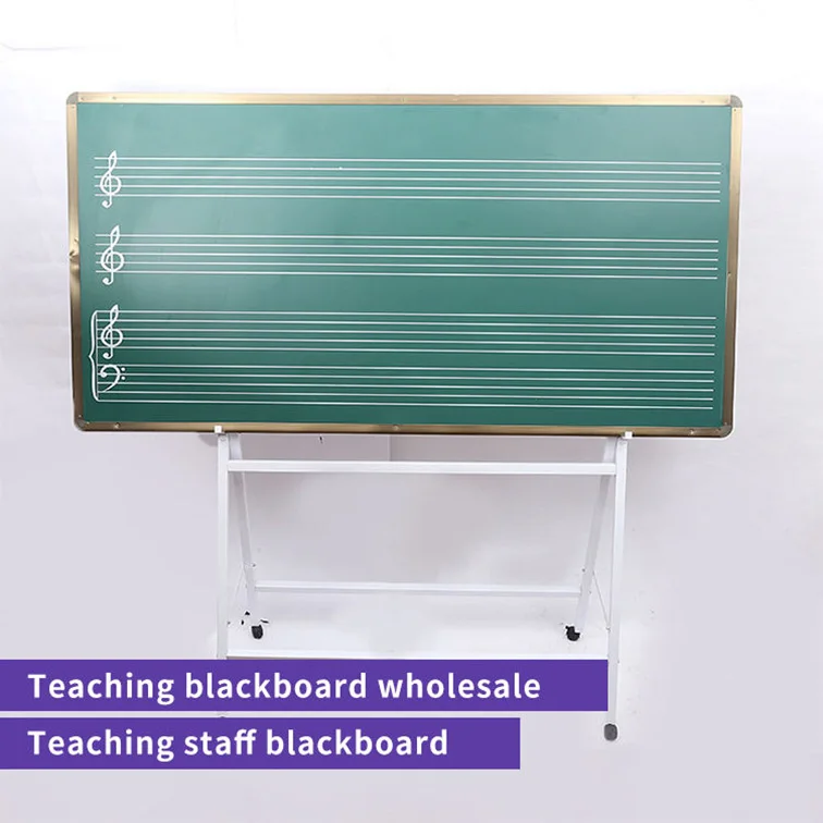 China Suppliers School Classroom Blackboard Size Music Staff Teaching Blackboard Wholesale