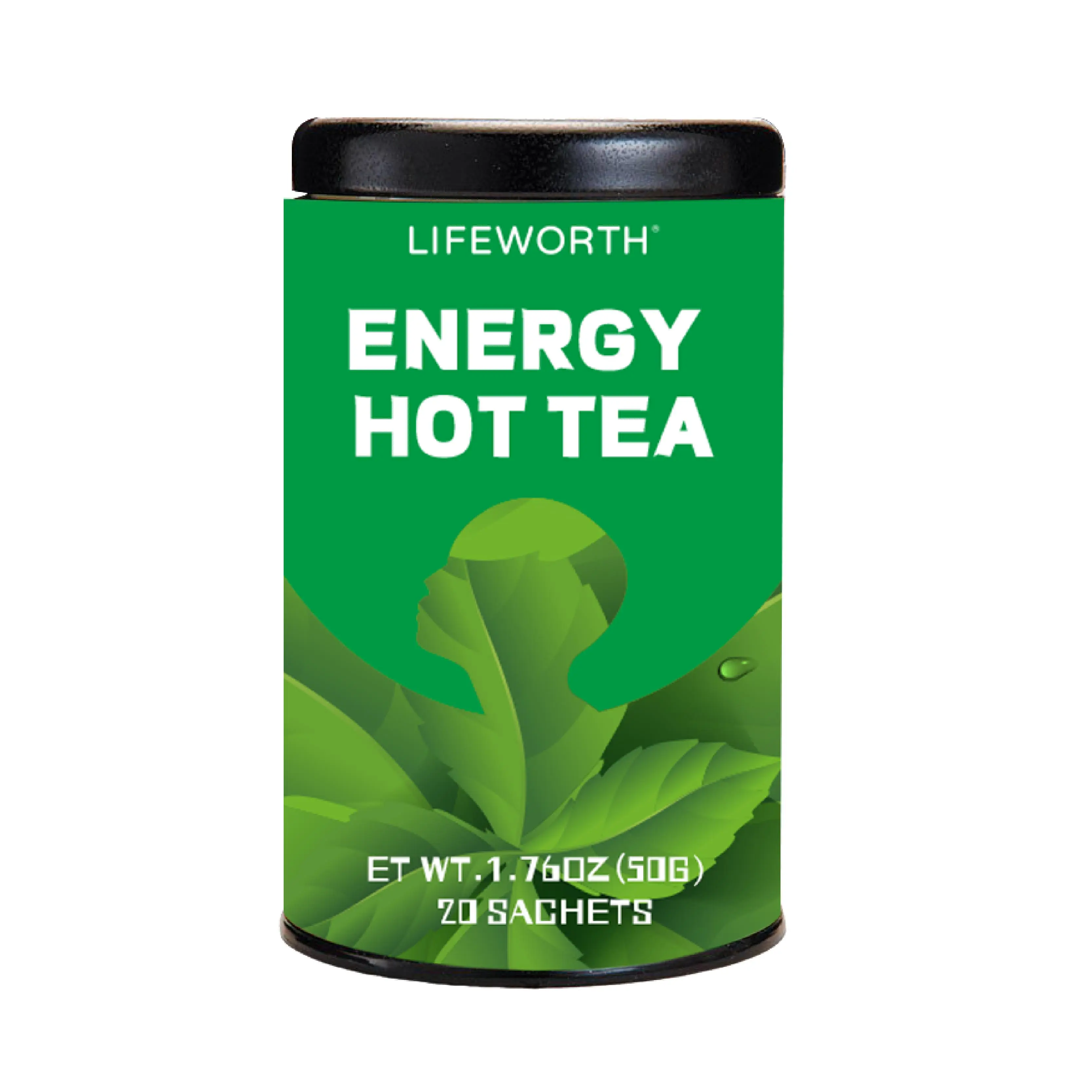 LIFEWORTH смешанный травяной чай частная марка мгновенная энергия горячий с зеленым чаем листья ароматный в мешках
