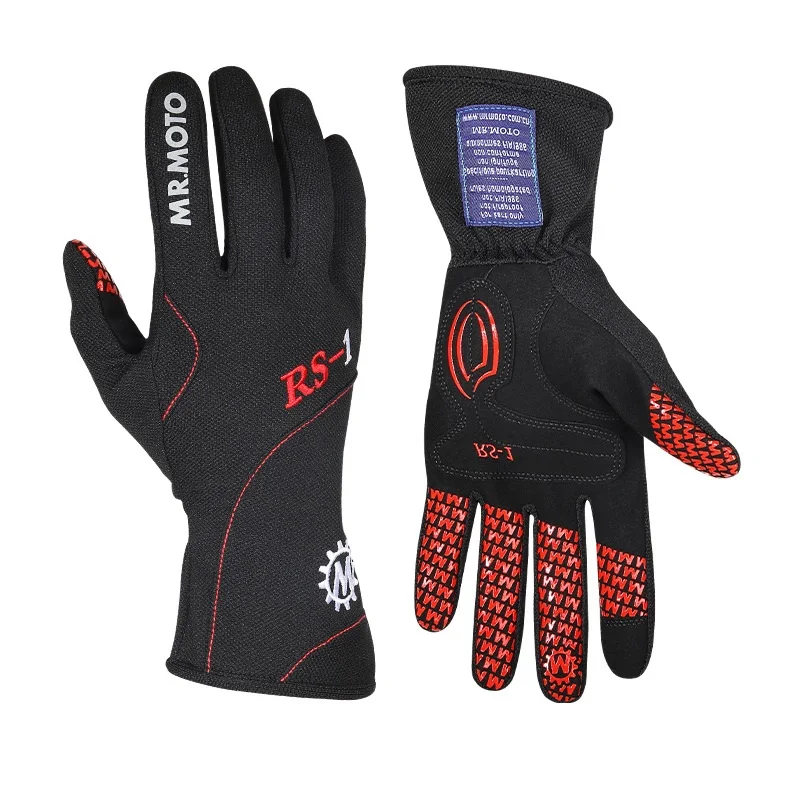 Car Kart Racing Gloves Summer Off-road Racing Gloves Non-slip Breathable Comfortable Gloves
