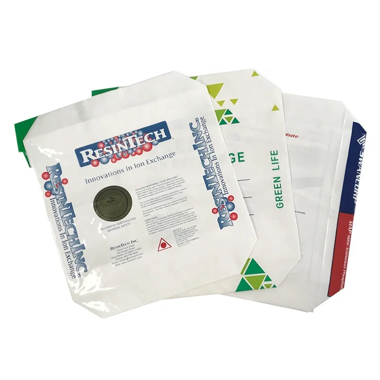 
China Factory Wholesale PolyPropylene Woven Square Block Bottom Valve Sacks Laminated Cement Bag 