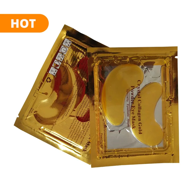 Anti wrinkle disposable lifting firming gold hydrogel eye  mask patch pads 24k  collagen crystal eye patch