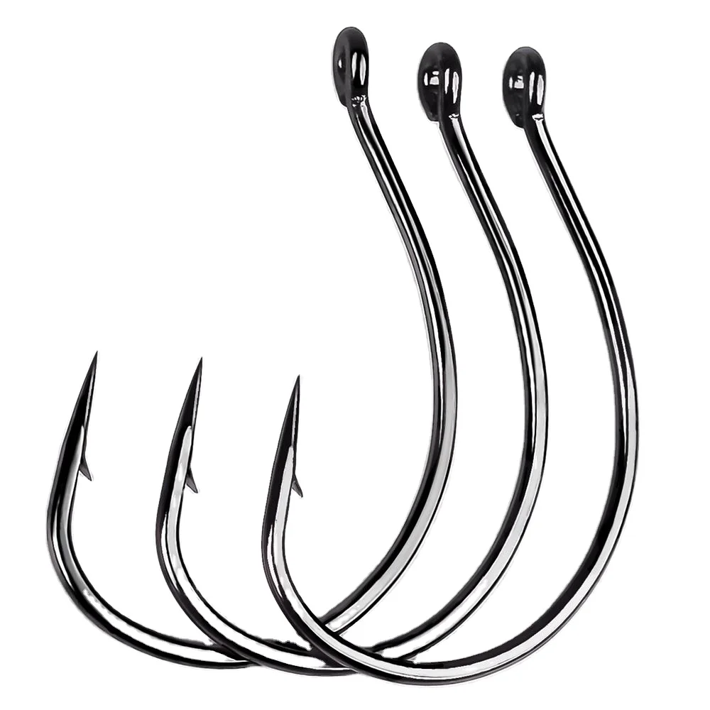 High Carbon Steel Wacky Hook Worm Single Fishing Hooks Wide gaps Offset Wacky Rig Hooks L51201