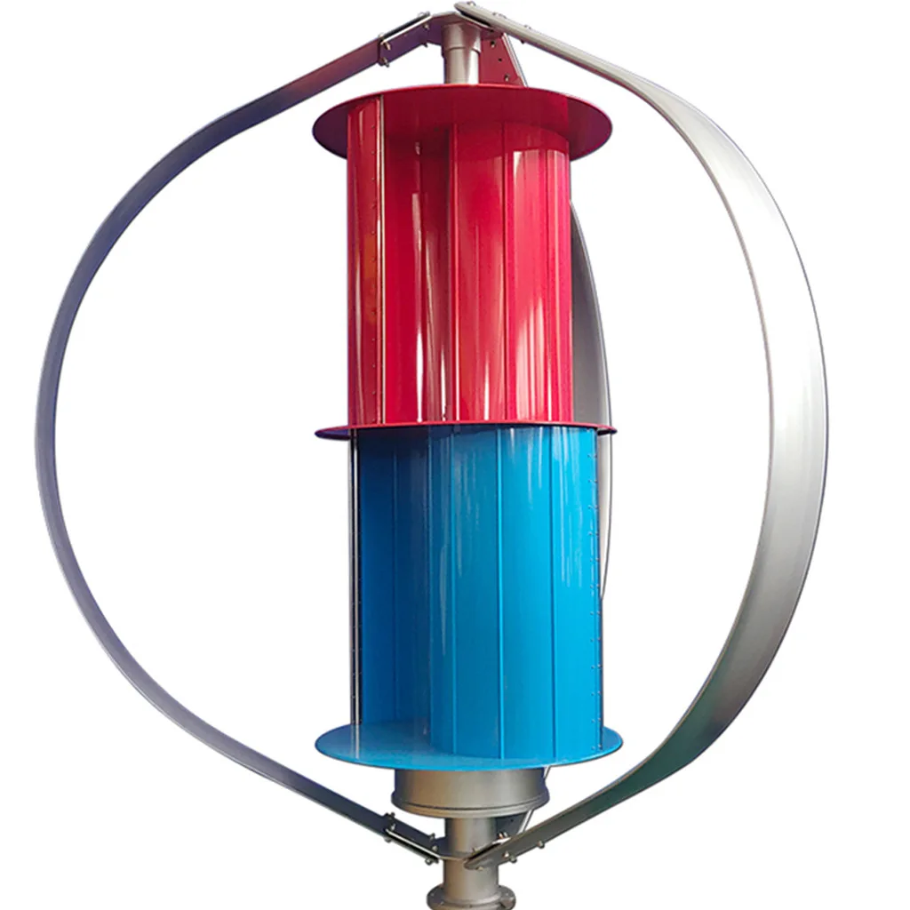 Вертикальный ветрогенератор турбины Q-типа Вт-10 кВт электромагнитный тормоз контроллер ветровой