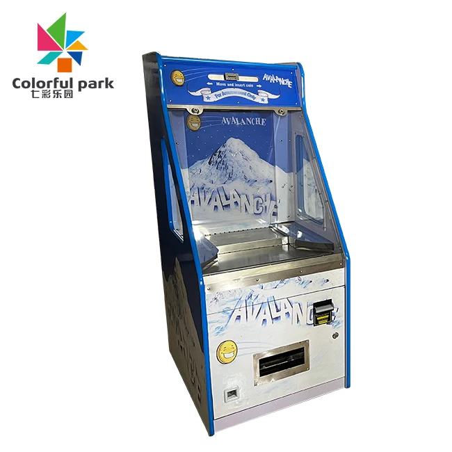 colorful fun Indoor entertainment  coin operated arcade coin  pusher machine for gift lottery machine for amusement park