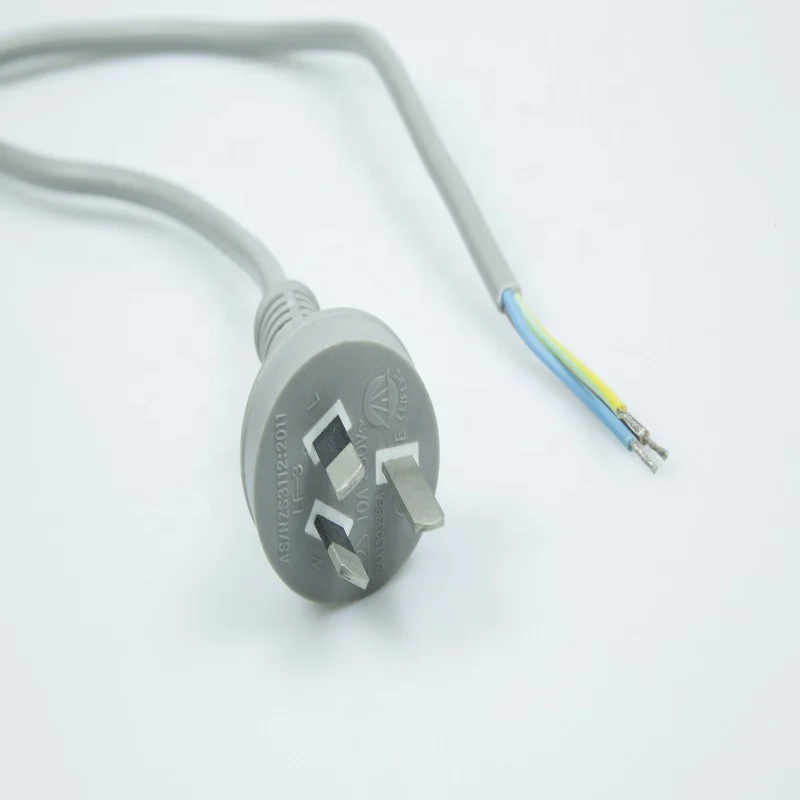 High quality pvc australia saa lf-3 ac power supply cables cords ce extension cord low voltage power cable