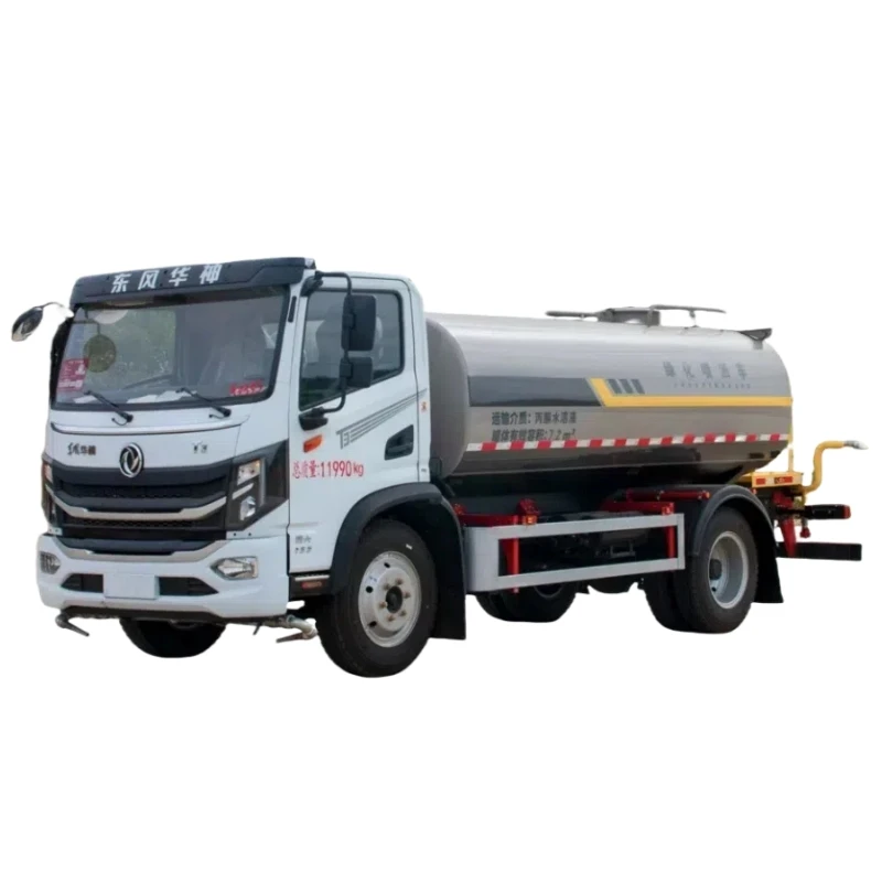 Modular sprinkler car owner pipeline with large-diameter valve Dongfeng Huashen 10 m ³ sprinkler truck