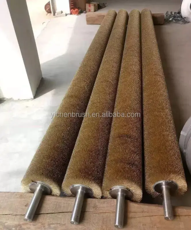 Anti Static Wire Brush Roller Woodworking Furniture Dust Removal Brush Roller