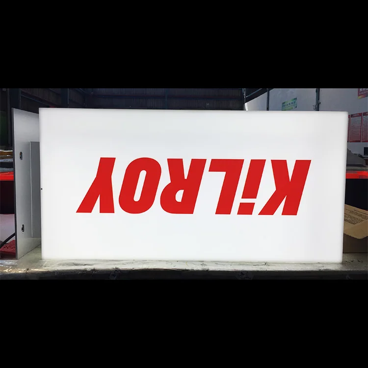 COSUN подвесной вакуумный двухсторонний наружный алюминиевый профиль акриловый рекламный