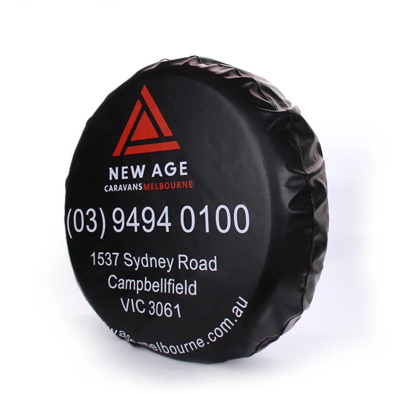 Wholesale Customized Printing Durable Spare Tire cover Soft Plastic Waterproof Spare Tire cover