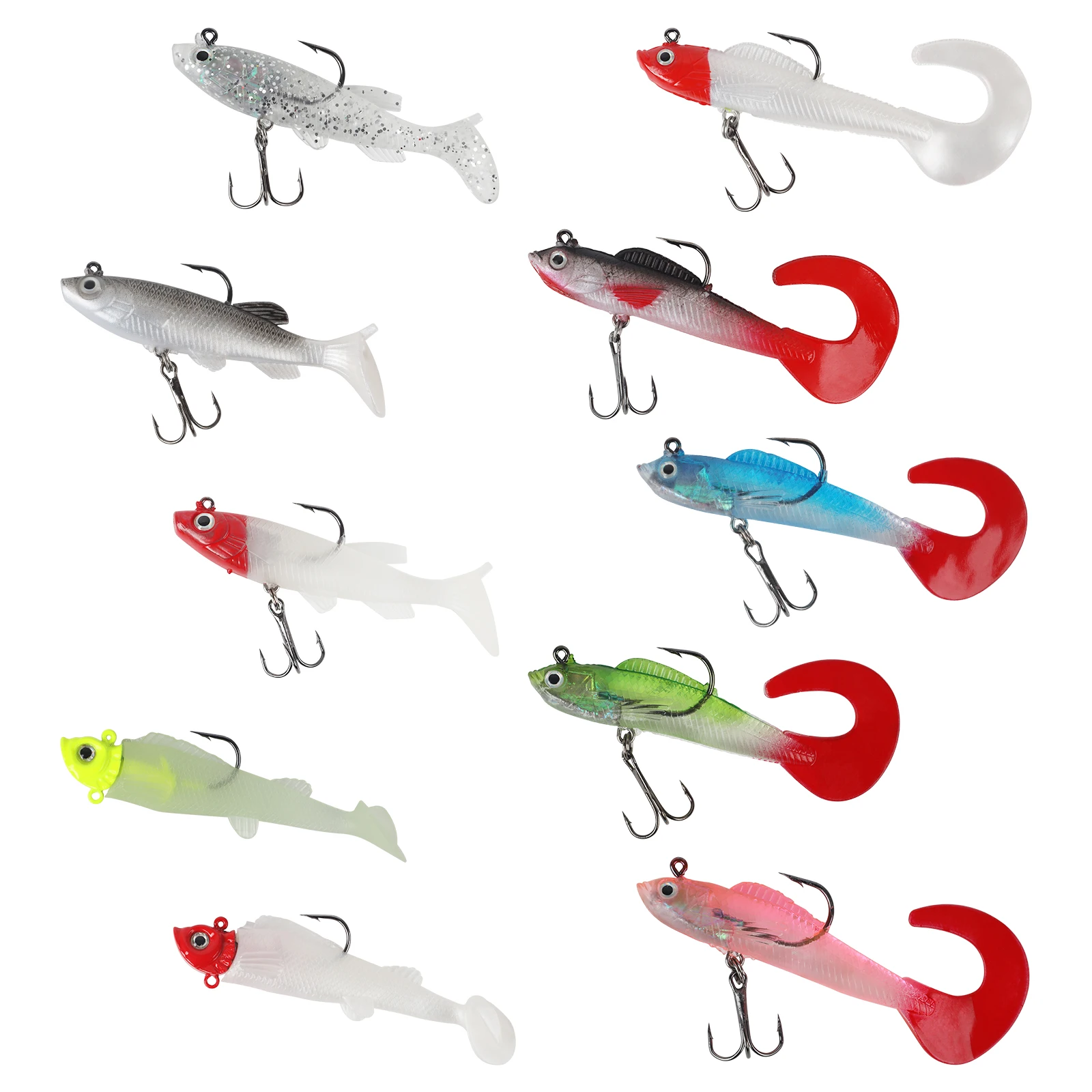 2022 outdoor High simulation lightweight Lures Sea machine made Bionic Fishing soft plastic Baits