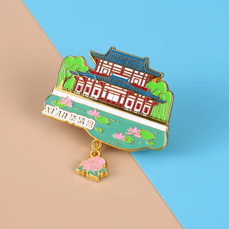 Country City Soft Enamel Metal Anime Fridge Magnet Customised Tourist Souvenir Refrigerator Magnet 3d Cities Fridge Magnet